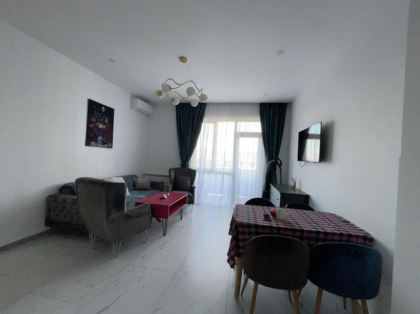 Квартира, 3-комн., 62 м², Gumbati in Kheivani